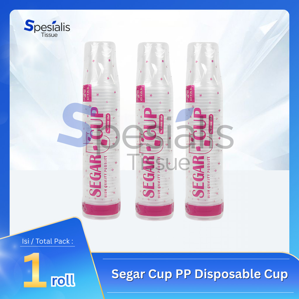 Gelas Segar Cup 22 Oz Oval 1 Renteng/Gelas Cup