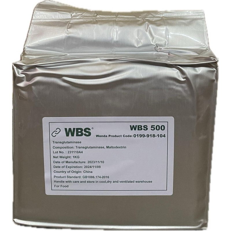 WBS 500 1 Kg - enzim nabati untuk kekenyalan dan kerenyahan Baso, pentol dll