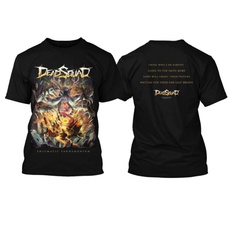 [HOT] Tshirt DEADSQUAD - ENIGMATIC PANDEMONIUM Deadsquad Official Merchandise