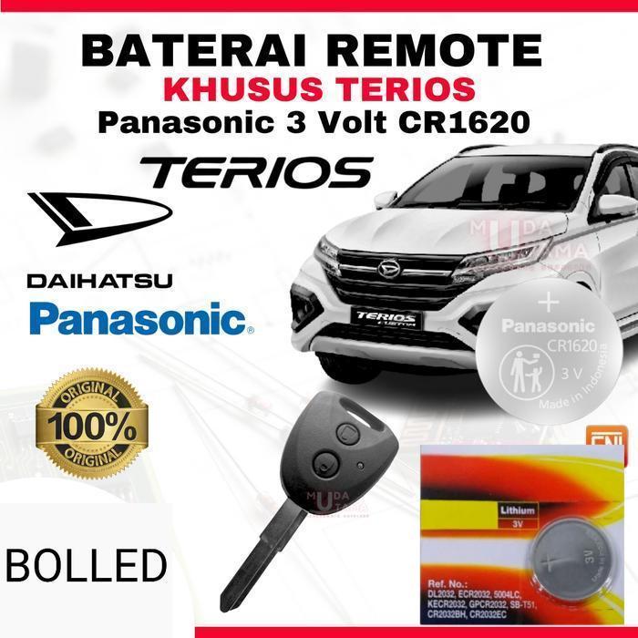 Bolled Baterai Remote DAIHATSU TERIOS - ORIGINAL P4 N4 S0 N1C CR1620 | Battery Remote DAIHATSU TERIO