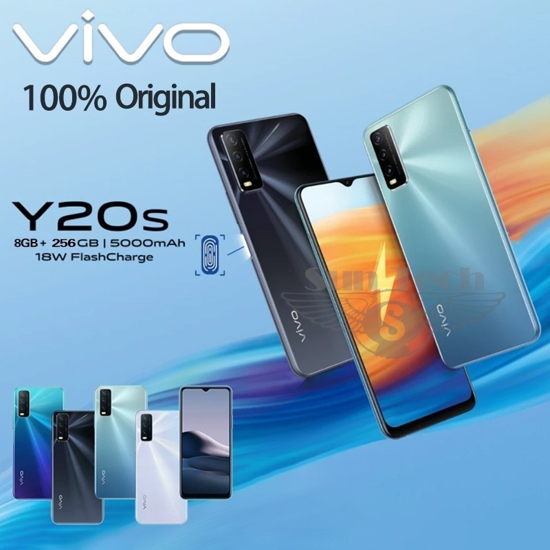 Hp Vivo Y20S RAM 8/256gb Asli Tersegel Fast Fingerprint Garansi 1 Tahun