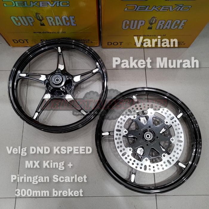 Paketan Velg Velek Pelek Delkevic DND K Speed Kspeed Bintang Laut MX King LC 150 160 185 Ring 17 + P