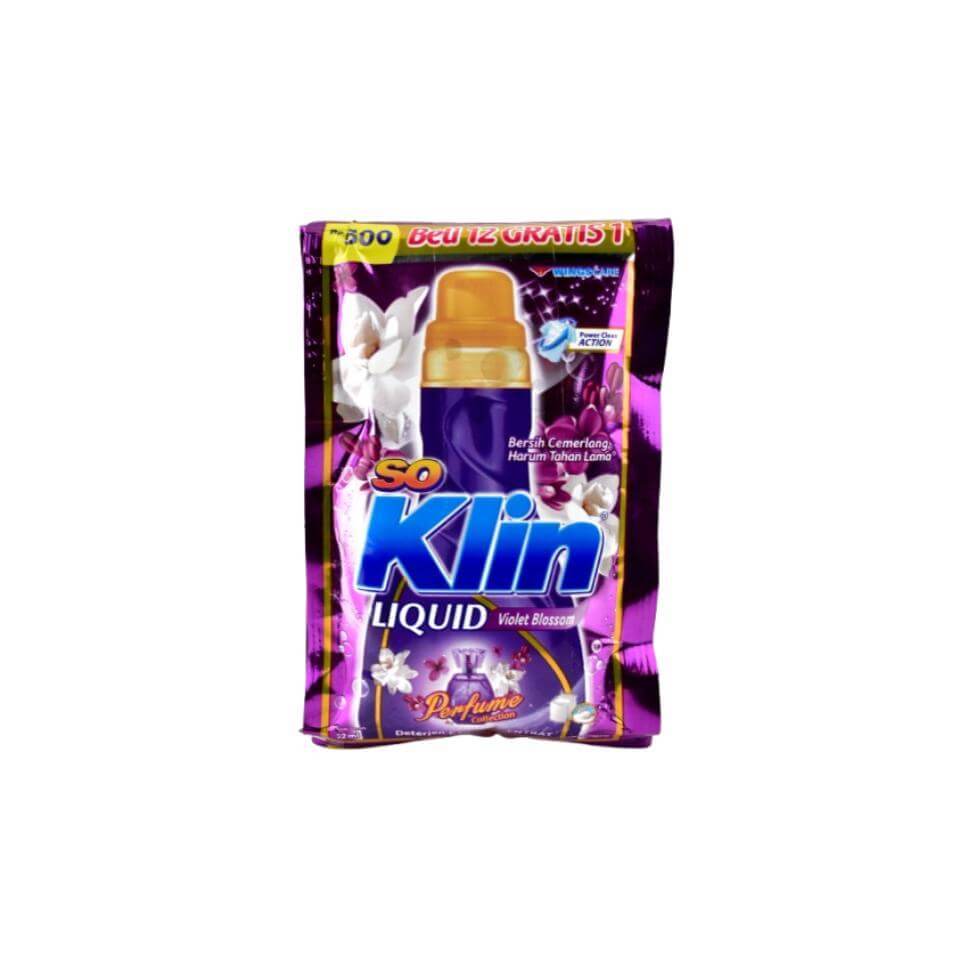 So Klin Detergen Cair Violet Sachet 22 ml