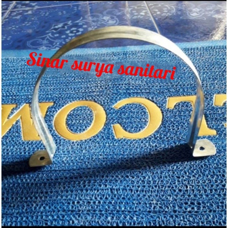 Klem pipa paralon 4 inch / kelem pipa / penyangga pipa