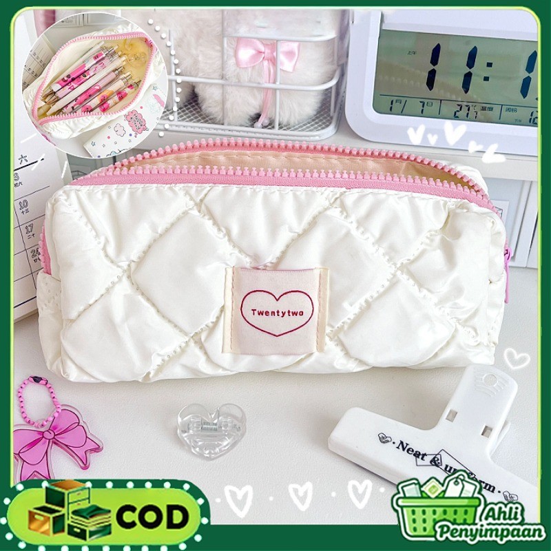 Kotak Pensil Kapasitas Besar Lucu / Tas Penyimpanan Berkapasitas Besar / Tas Kosmetik Multifungsi / 