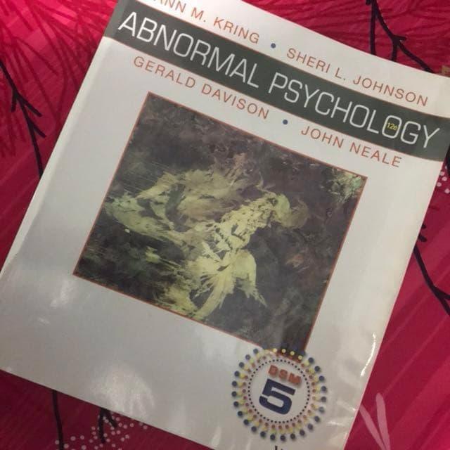Abnormal Psychology 12e BY Gerald Davison Kring DSM V