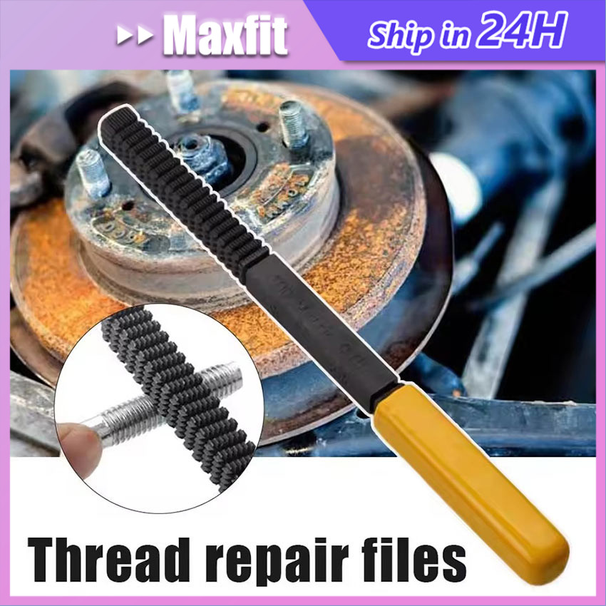 Alat Ulir Drat Baut HEAVY DUTY Steel Kikir Drat Baut Pengasah Drat External Thread Restorer File
