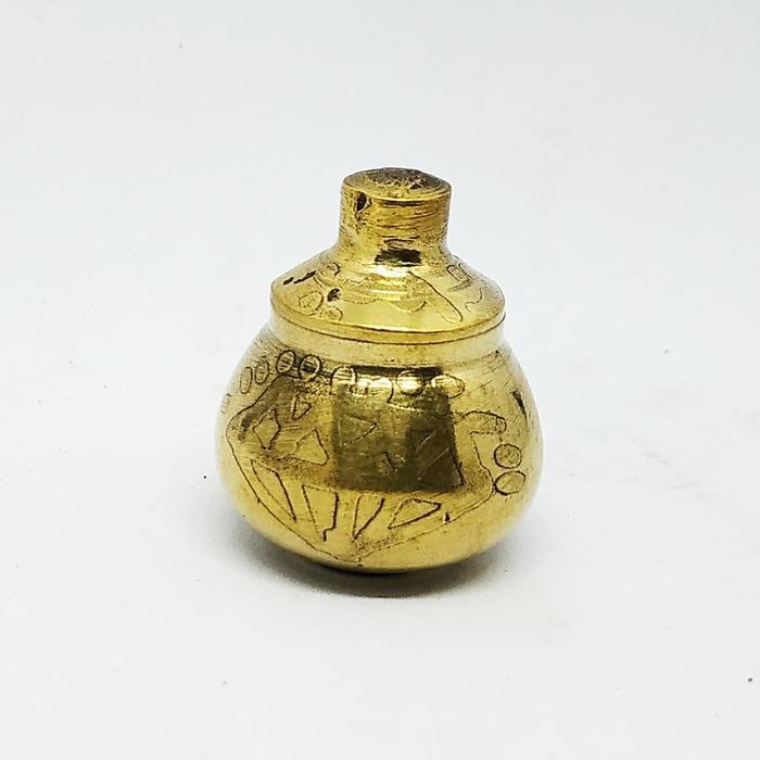 Cupu Kuningan Mini MD Gambar Berlian Intan Antik NH2