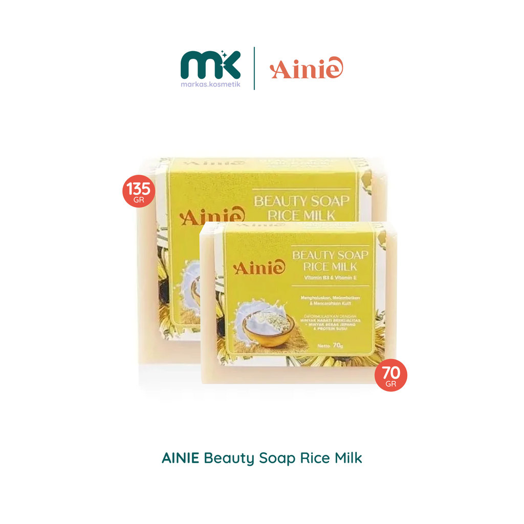 Markas.Kosmetik - Ainie Beauty Soap Rice Milk Series