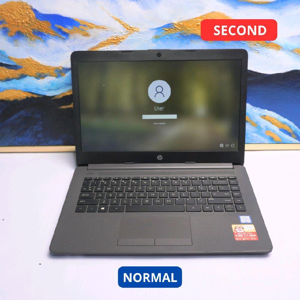 HP 240 G7 NOTEBOOK PC i3 8130U 8 GB (14") LAPTOP SECOND ORIGINAL SINAR MUTIARA CELL