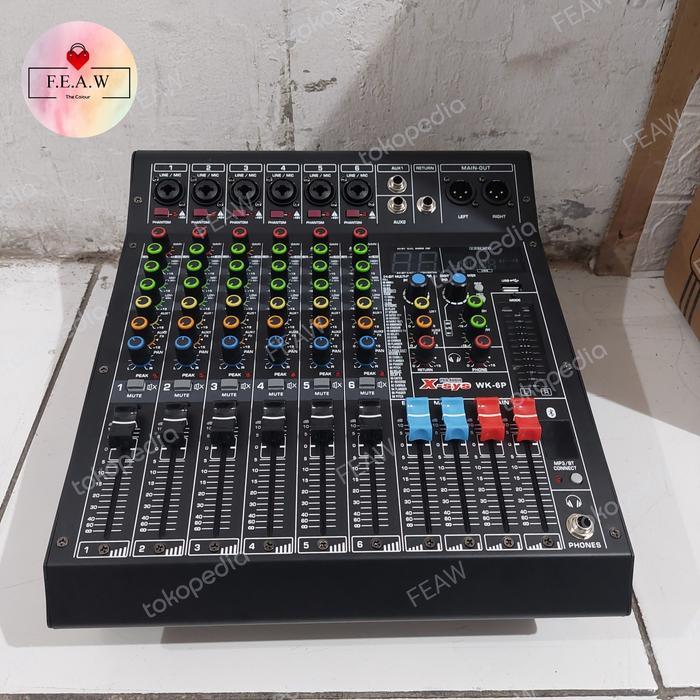 power mixer 6 channel xsys wk 6p