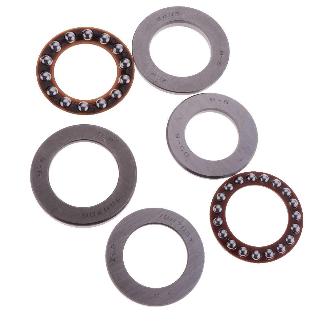 MagiDeal Steering Rod Bearing Set Kit for Yamaha PW80 PW 80 PY80