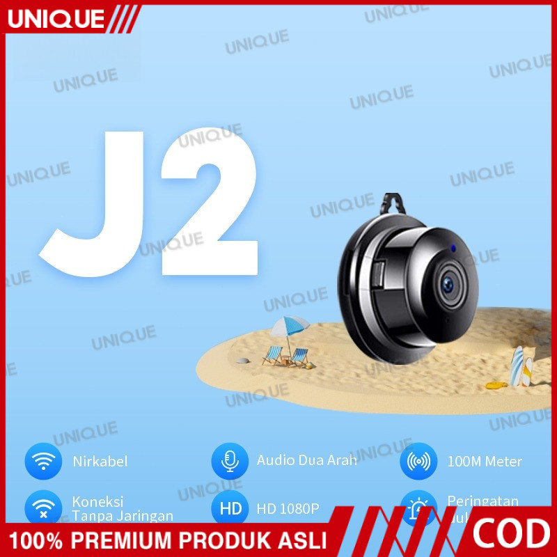 UNIQUE J2 CCTV Kecil HD Kamera tersembunyi Kamera CCTV Mini IP CCTV Camera Kamera keamanan