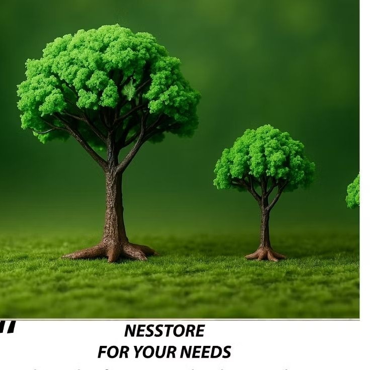 Miniatur Pohon Mangga Hijau Untuk Diorama / Maket Arsitektur