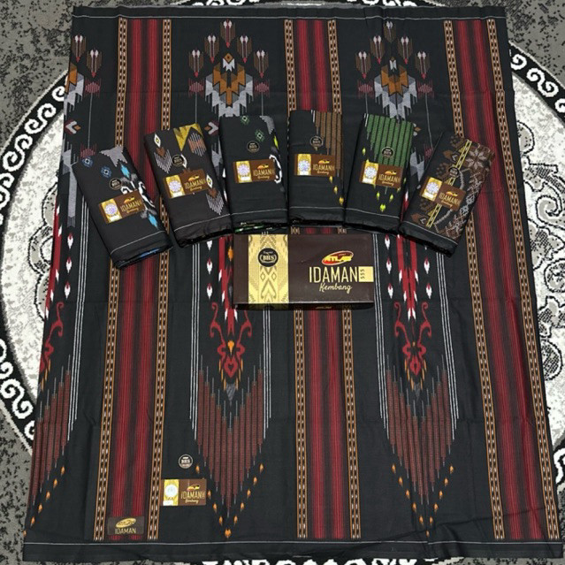 SARUNG ATLAS IDAMAN HARMONI KEMBANG MOTIF BHS DAN ATLAS YAQUT