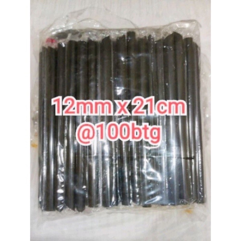 Sedotan Bubble Sedotan Boba Hitam Steril (CS)