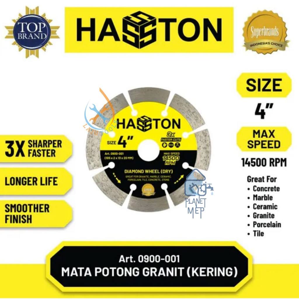 Hasston Diamond Wheel Turbo / Diamond Cutting Disc (0900) - Turbo