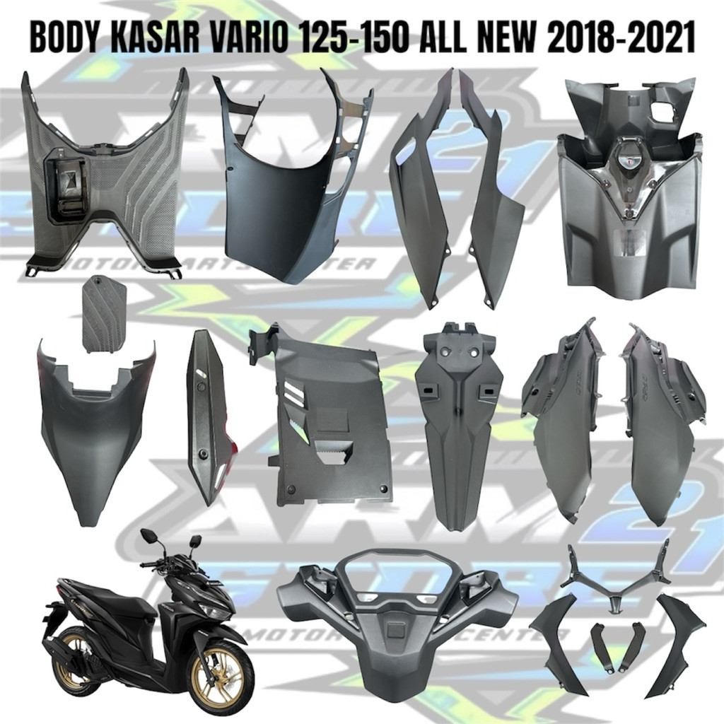 Cover Body Kasar Vario 125-150 All New 2018-2021 Gen 1 / Eceran Body Kasar Vario Led 125-150 All New