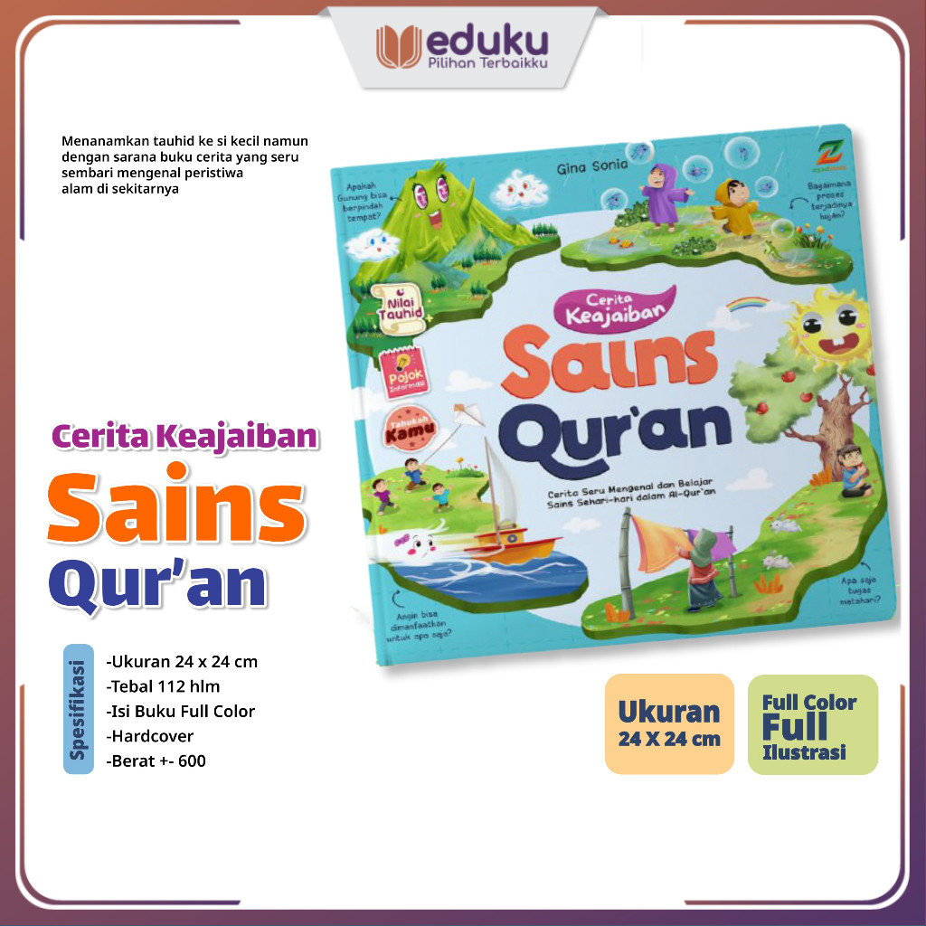 Ziyadbooks - Cerita Keajaiban Sains Quran untuk Anak - Menanamkan Tauhid ke Anak Melalui Cerita Seru