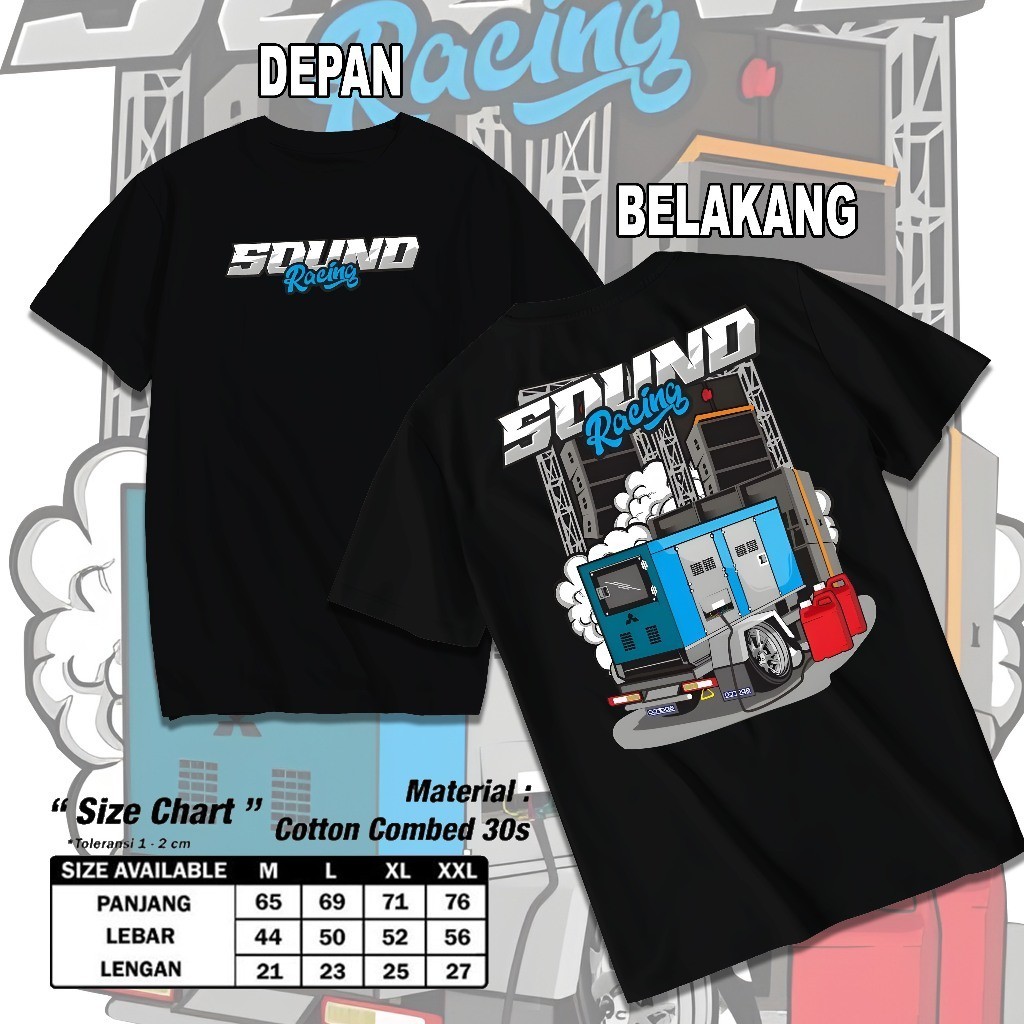 kaos sound sistem sound racing original horeg vibes avery clothing