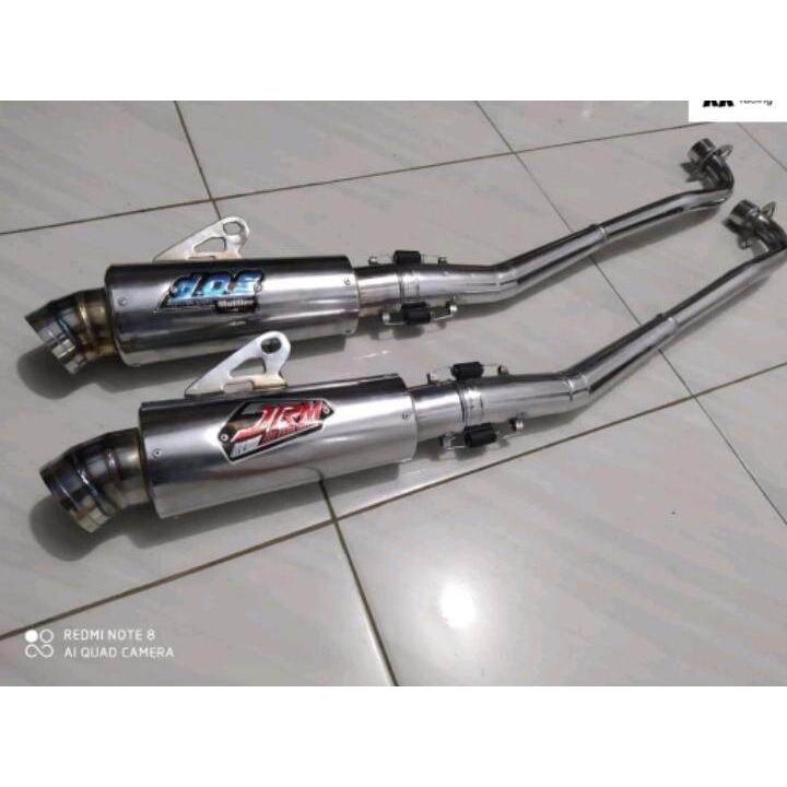 [GM] KNALPOT RACING murah JRM BEBEK VEGA R NEW SHOGUN SUPRA X FIT ASTREA GRAND C70 SMASH MOTOR CUSTO