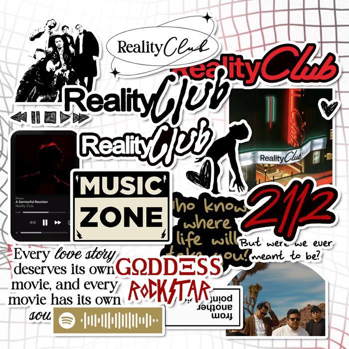 Stiker REALITY CLUB Band Pack | Stiker Anti Luntur Tahan Air | Vol.3