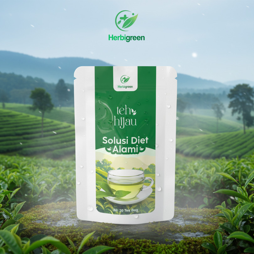 HERBIGREEN TEH - TEH HIJAU DIET PELANGSING / TEH HIJAU ORIGINAL / TEH HIJAU PENURUN BERAT BADAN / TE
