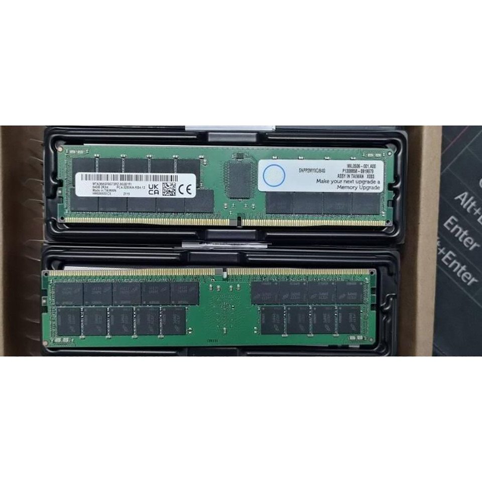 SNPP2MYXC64G 64GB DDR4 3200AA ECC RMM 2RX4 RAM P2MYX 0P2MYX Server Memory