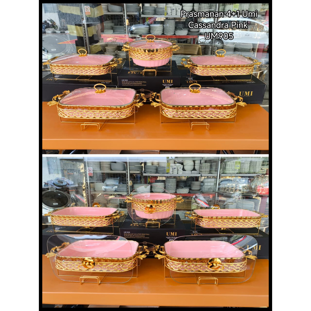 Prasmanan Keramik 4+1 UMI Motif Cassandra