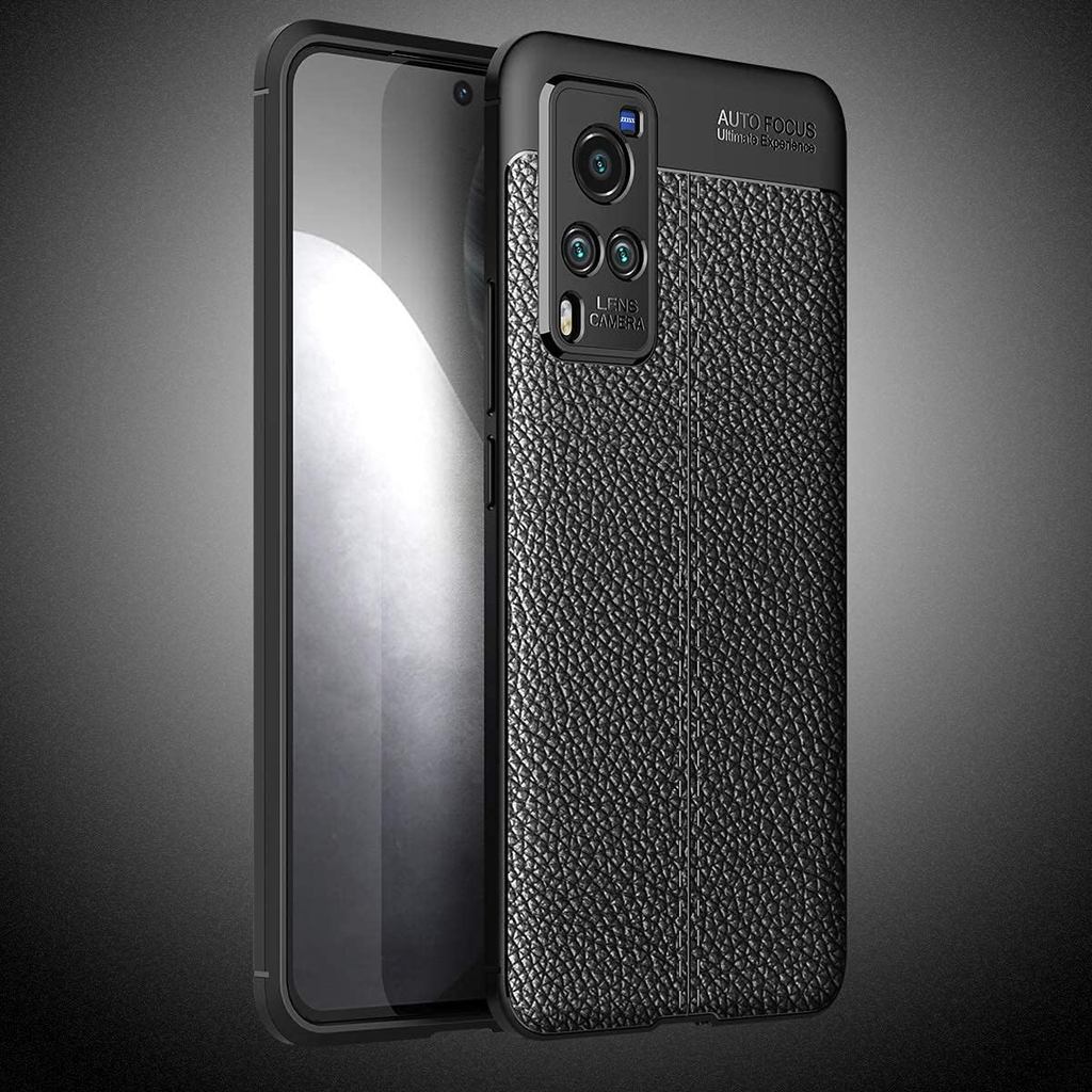 CASE VIVO X50 / X50 PRO / X60 / X60 PRO CASE CARBON AUTOFOCUS LEATHER CASE HIGH QUALITY