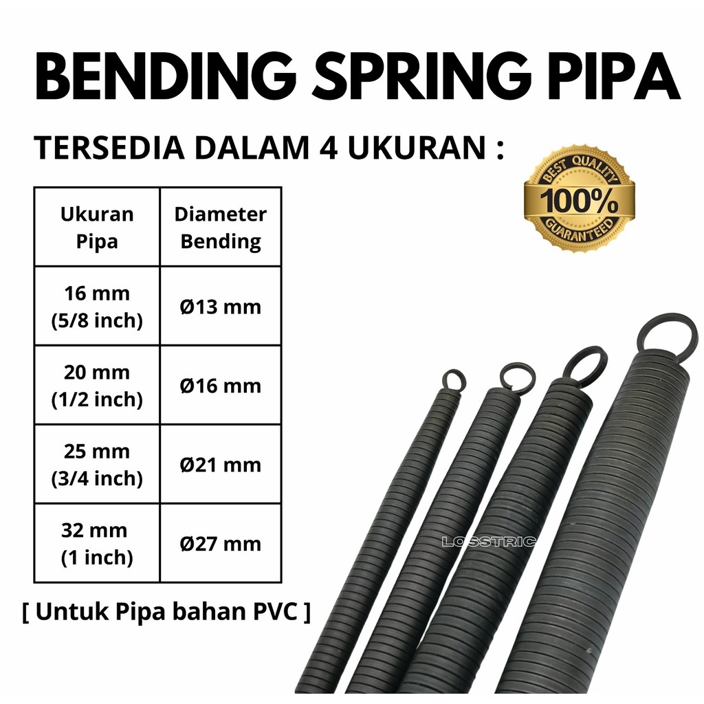 BENDING PER PIPA / PEMBENGKOK PIPA PVC / BENDING SPRING ...