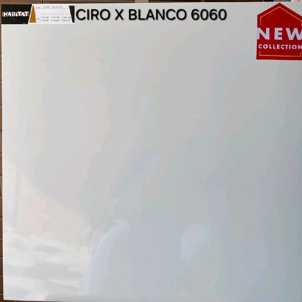Keramik Lantai Dan Dinding Cutting 30x60 Dan 60x60 Ciro X Blanco Kilap | Glossy | Licin Product Habi