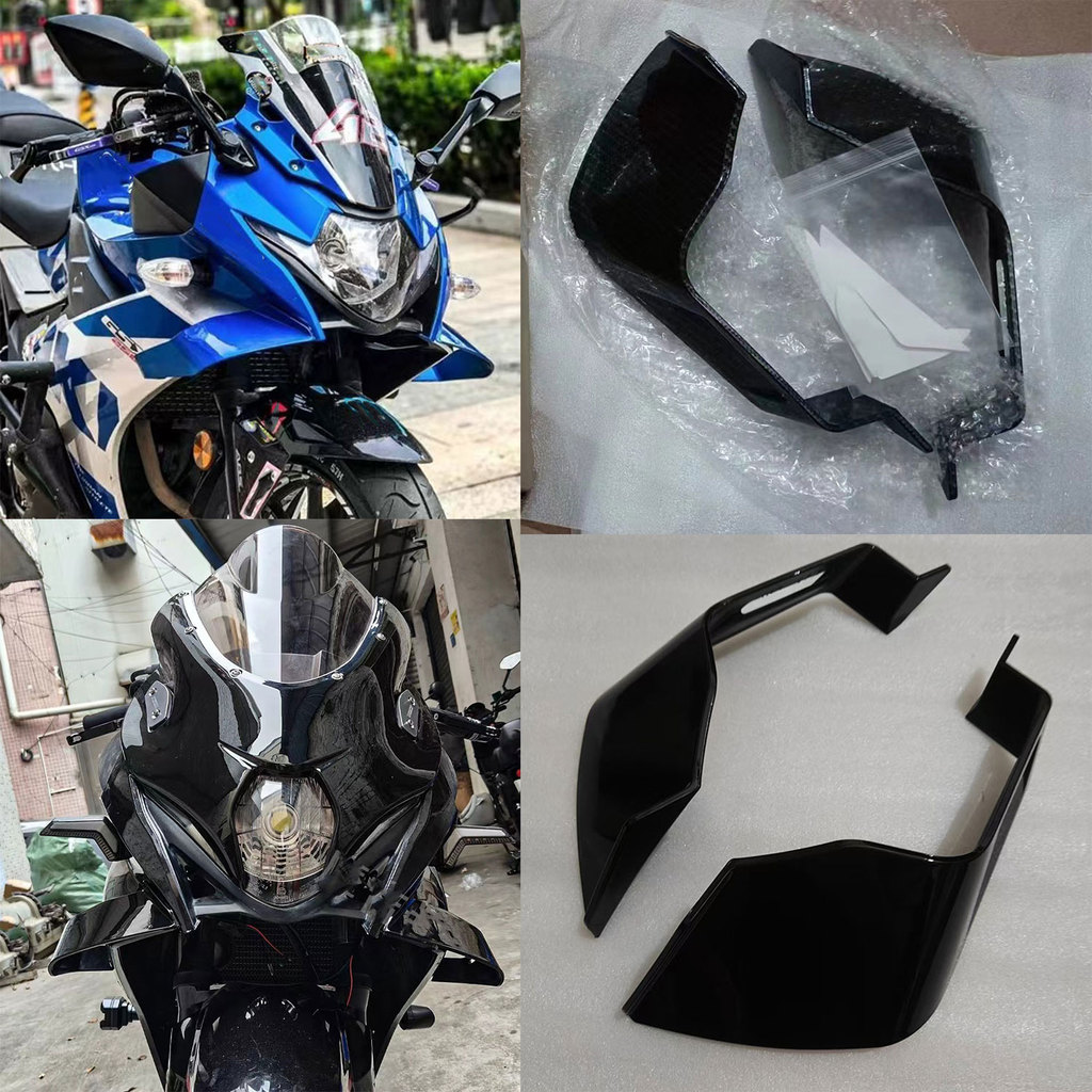 For Suzuki GSXR600 GSXR750 GSXR1000 GSX-R 600 750 1000 GSX250R Motorcycle Winglets Aerodynamic Wind 