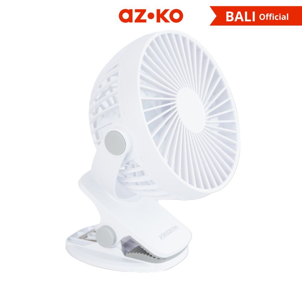 AZKO Krisbow 5 inci Kipas Angin Emergency Klip Kipas Angin Portable Mini Fan Fan Clip Kipas Angin Ke