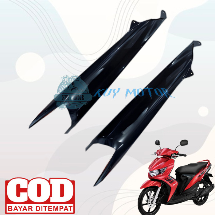 Cover body sambungan belakang motor yamaha mio soul GT 115 tahun 2012 2013 2014 Warna hitam (GARASI 