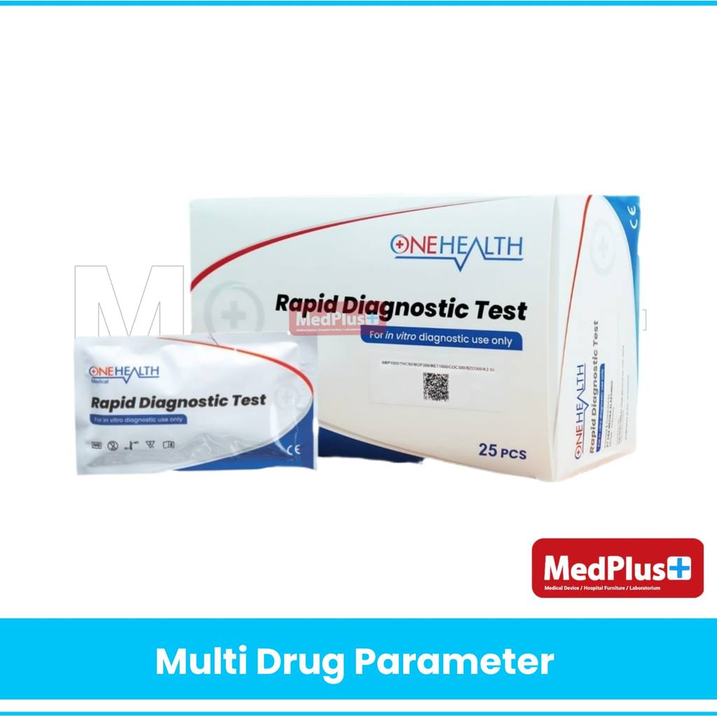 Onehealth Drug Abuse Multi Test 6 Parameter Narkoba Tes Isi 25 / Box