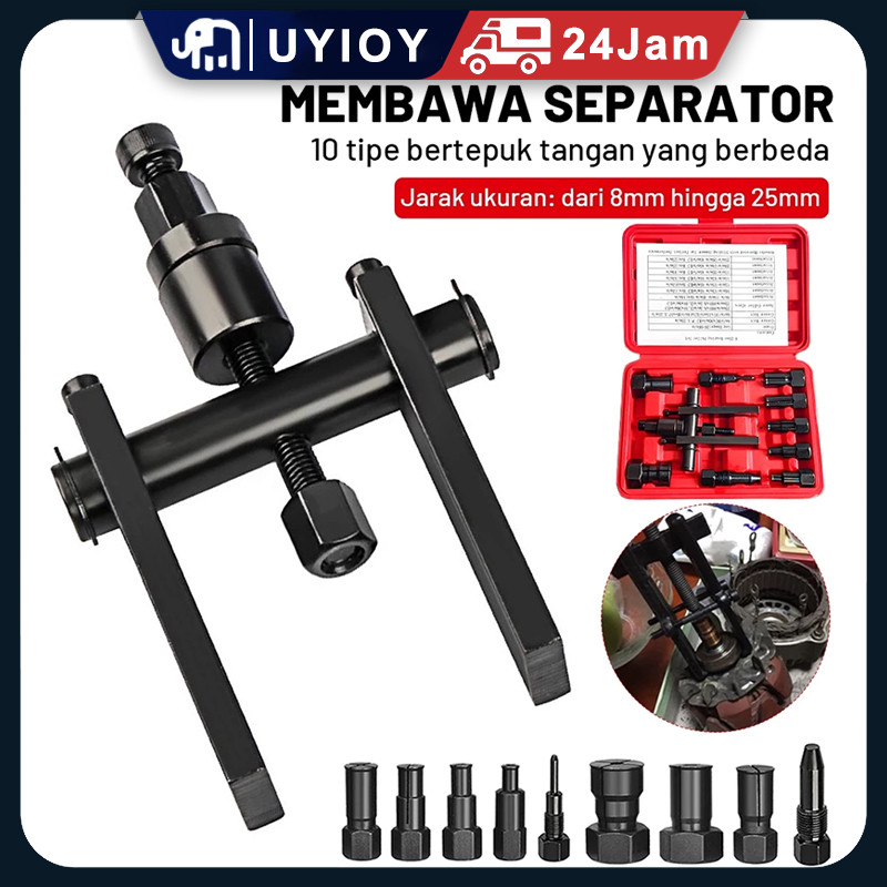 10pcs Tracker Bearing Puller Set Treker Pencabut Bearing Set Treker Pembuka Bearing Pembongkaran Sep