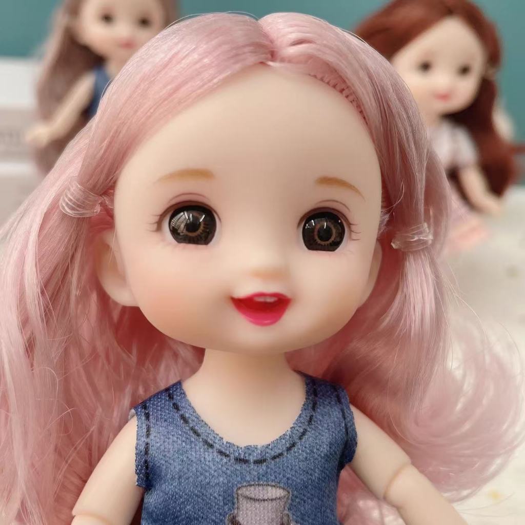 New Deals 17Cm Boneka Yuna Bjd Doll Toys Sendi Fleksibel Princess Girls Mini Cute Hadiah Buat Cewek