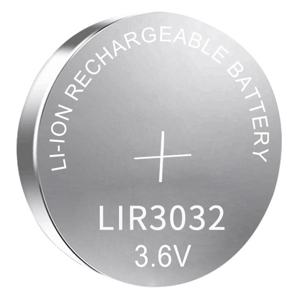 110PCS  LIR3032 36V Lithium Battery Rechargeable Battery Replace CR3032 Button cell