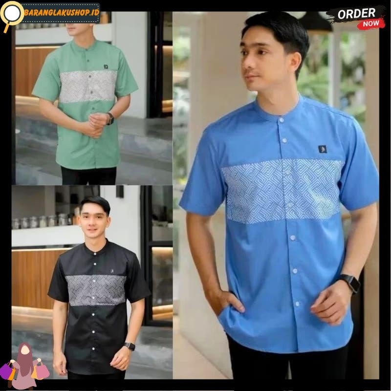 baju koko kautsar lengan pendek baju koko kausar lengan pendek koko dewasa lengan pendek baju koko p