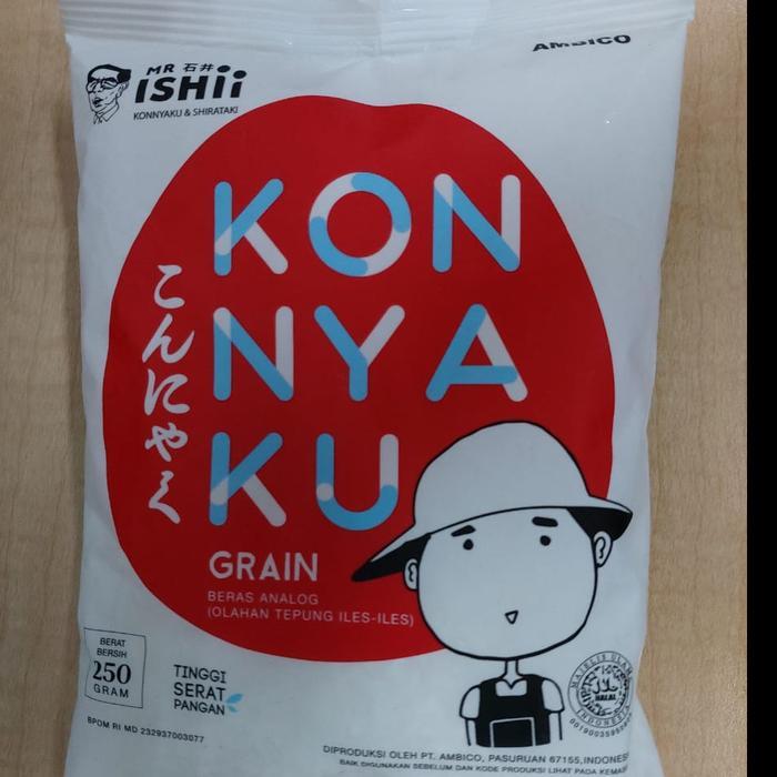Konnyaku Grain/ Beras Shirataki 250 gram (ambico)