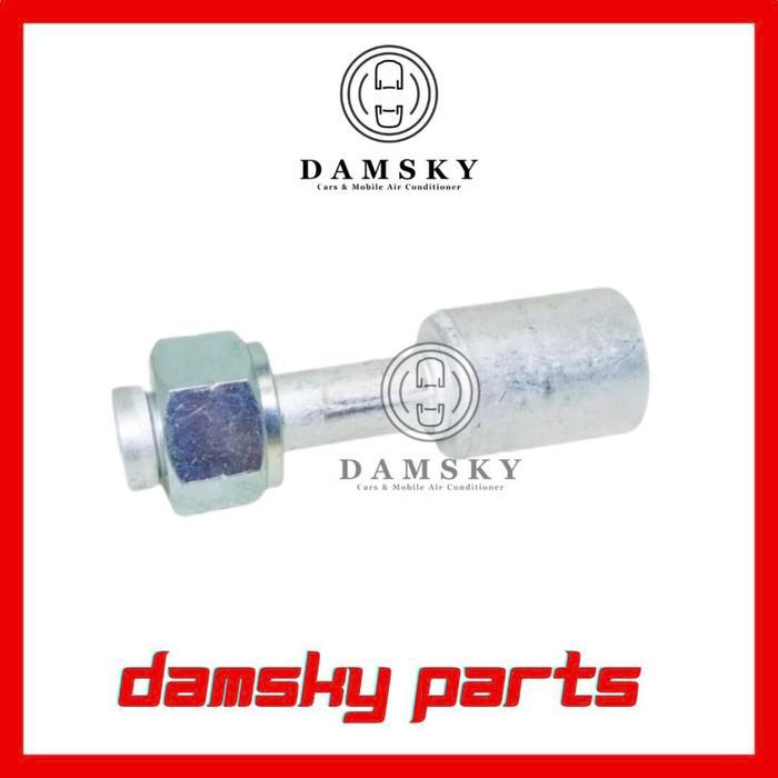 NEW Fitting Press 3/8, 1/2, 5/8 Lurus '180 Oring R134 & R12 & Flare - 5/8 R134 ASLI