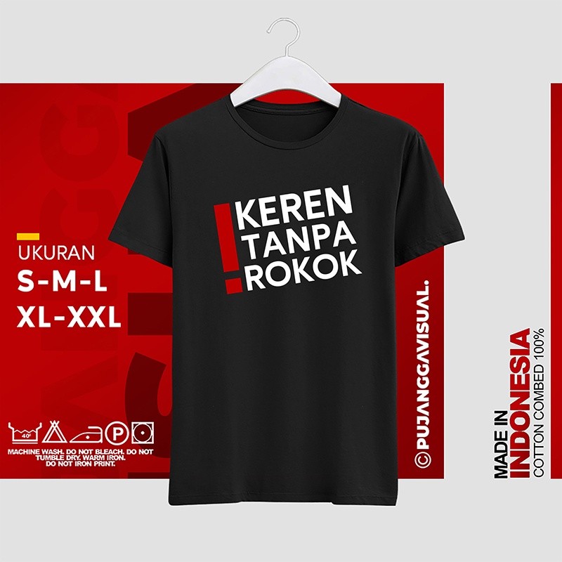 Kaos Keren Tanpa Rokok