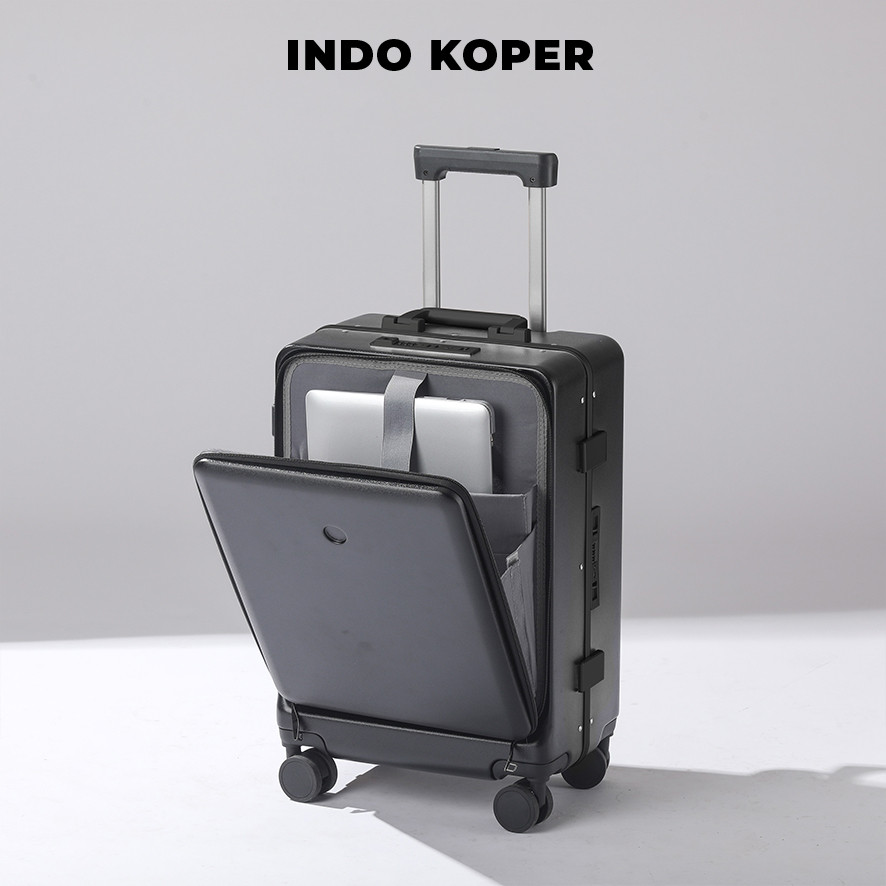 Indo Koper Laptop Buka Depan Ukuran Kabin Pesawat Polycarbonate 089