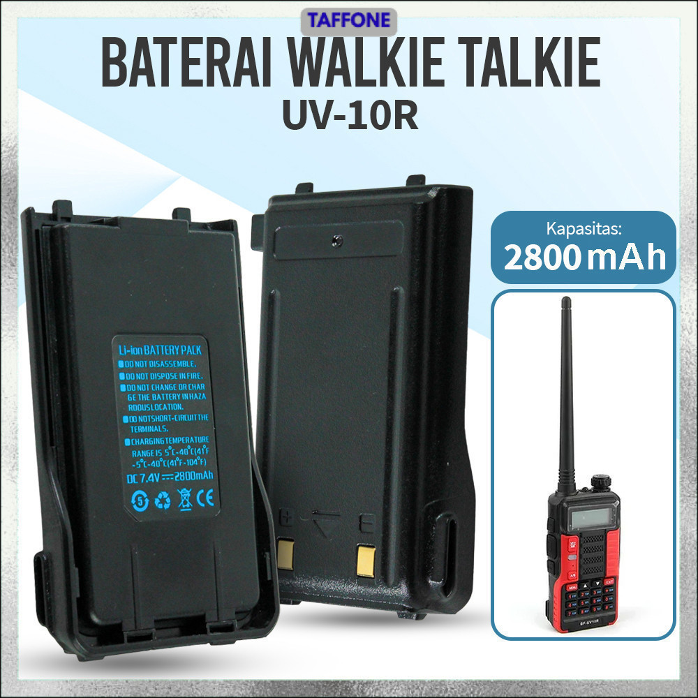 Baterai Walkie Talkie UV-10R 7.4V 2800mAh