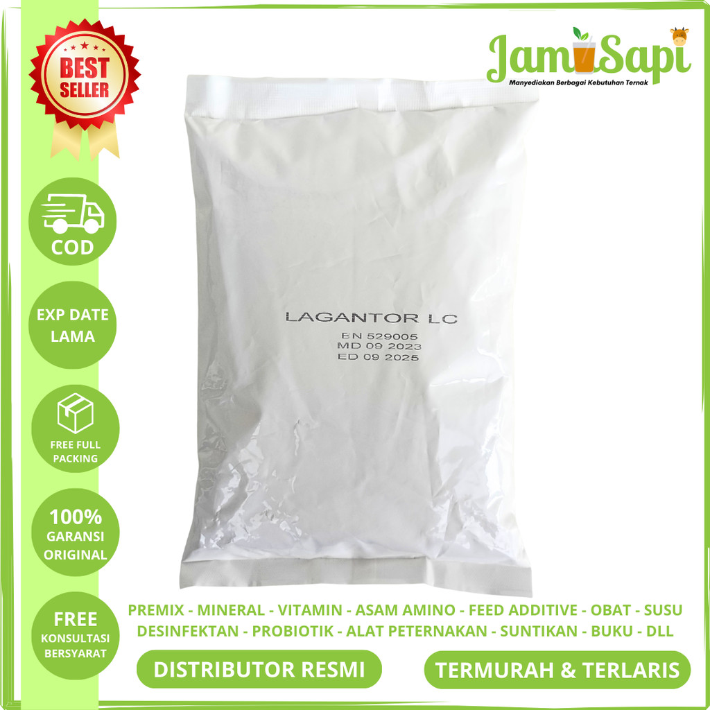 LAGANTOR LC (Lactating Cow) 1 KG - Premix Khusus Sapi Perah dan Kambing Perah Optimalkan Produksi Su
