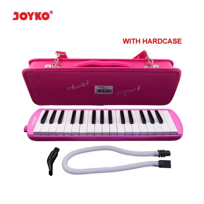 READY Pianika JOYKO PNC-21 Warna PINK - Pianica Tiup Hard Case Spt YAMAHA