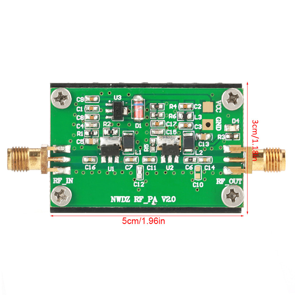 2MHz700MHZ 3W HF VHF UHF FM Transmitter RF Power Amplifier For Rao RF Amplifier Broadband RF power a