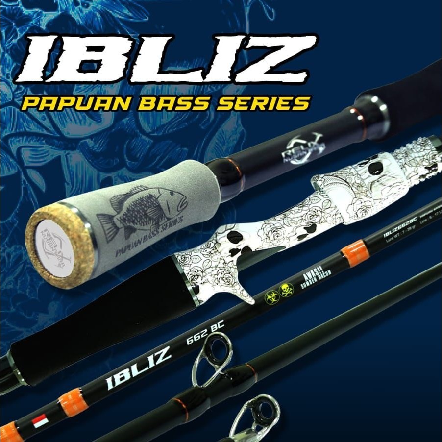Joran BC IBLIZ | Joran Bait Casting Relix Nusantara Ibliz 662