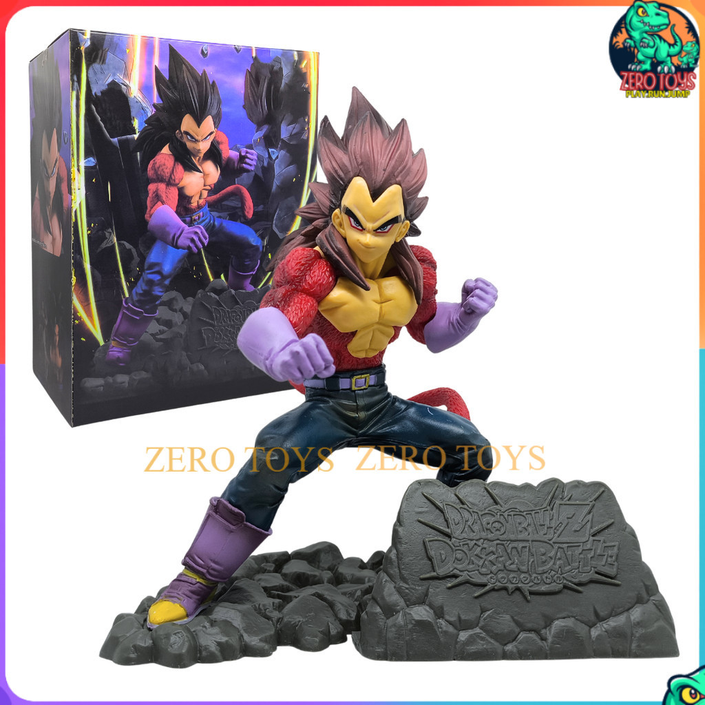 Action Figure Dragon Ball Z Super Saiyan 4 Vegeta Dokkan Battle